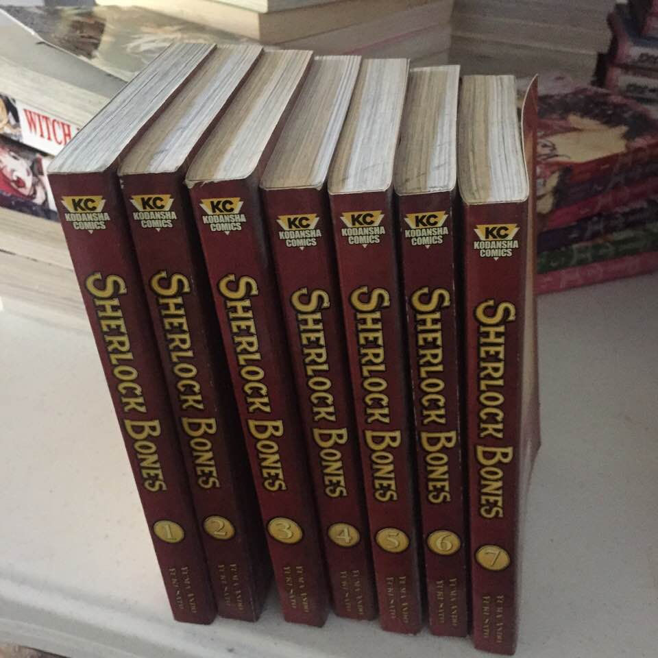 Sherlock Bones Vol.  1,2,3,4,5,6,7 (Manga) (Books)  DEDUCTIVE DOG DETECTIVE  Whe