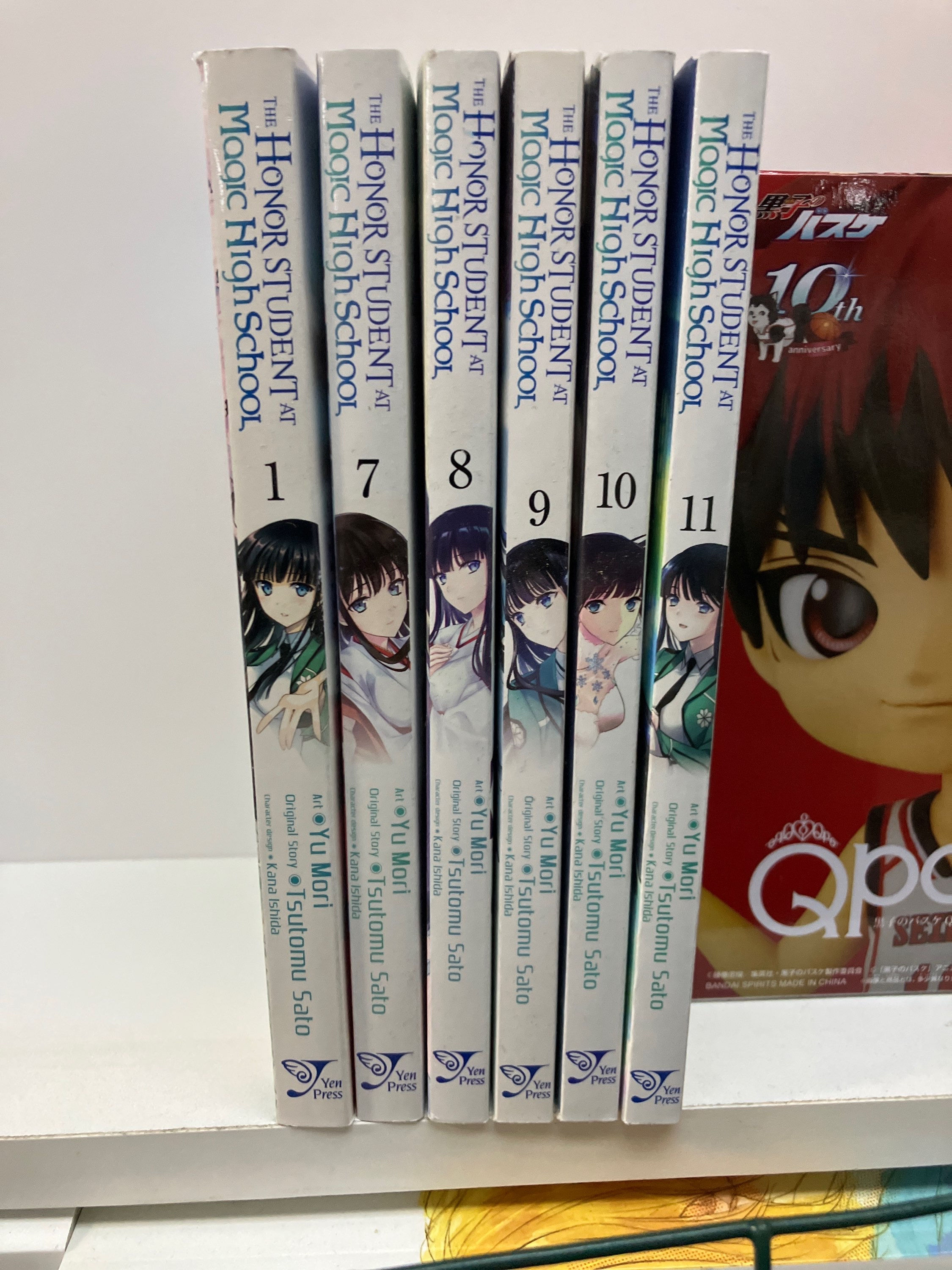 The Honor Student at Magic High School Vol 1,,7,8,9,10.11 Manga (6 Books)