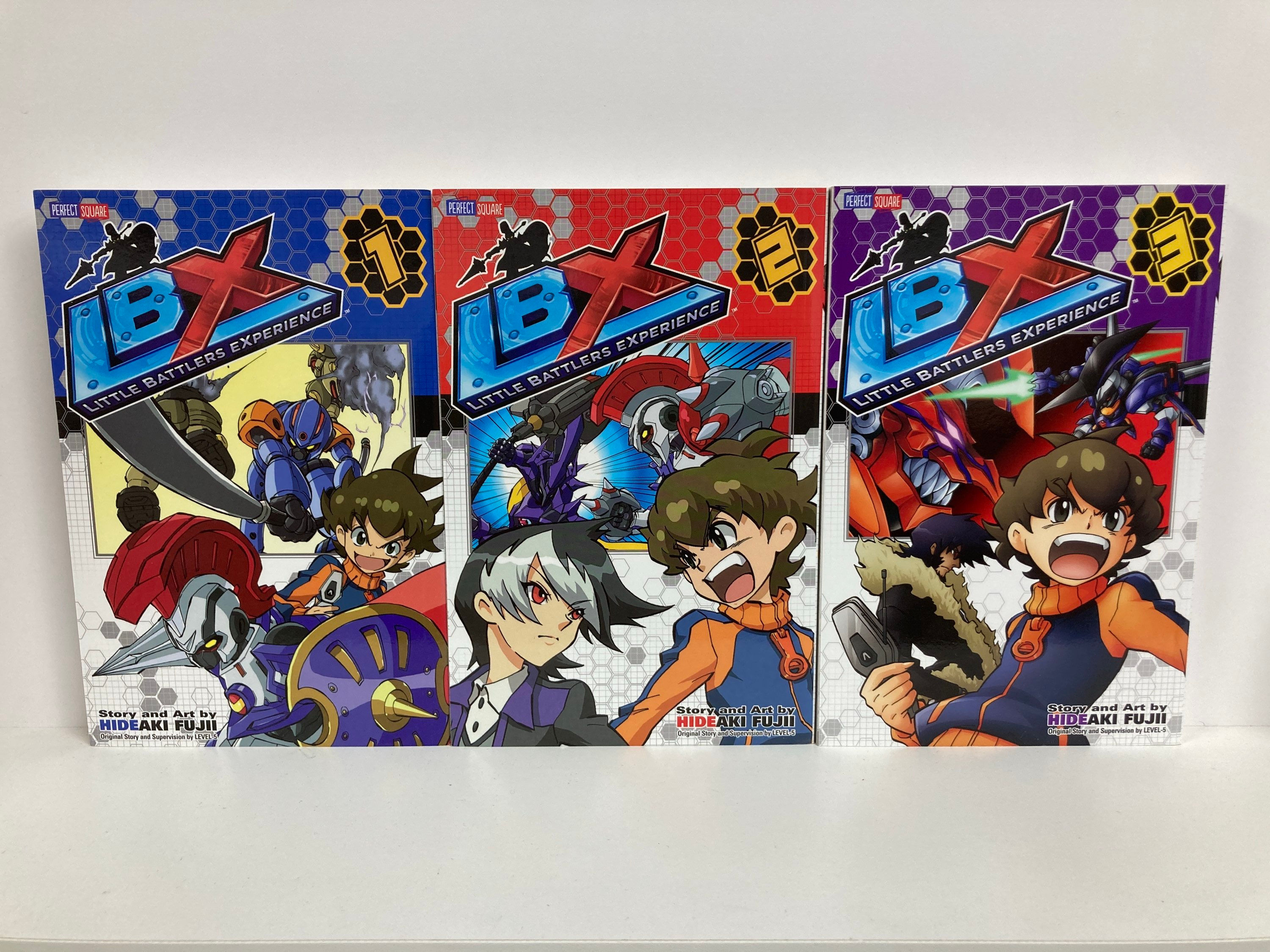 LBX: Little Battlers Experience Vol. 1,2,3 Manga ( Books) PERFECT SQUARE (W