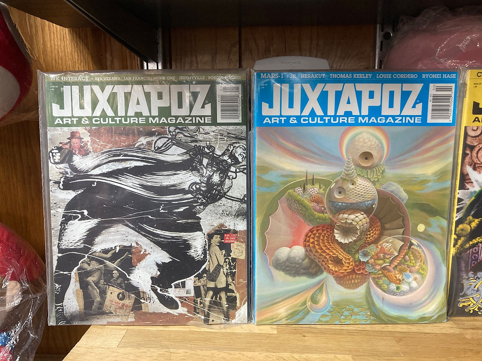 Thumbnail: Juxtapoz Jan,Feb,March,April,May,Aug,Sep,Nov,Dec 2009 (9 Issues)