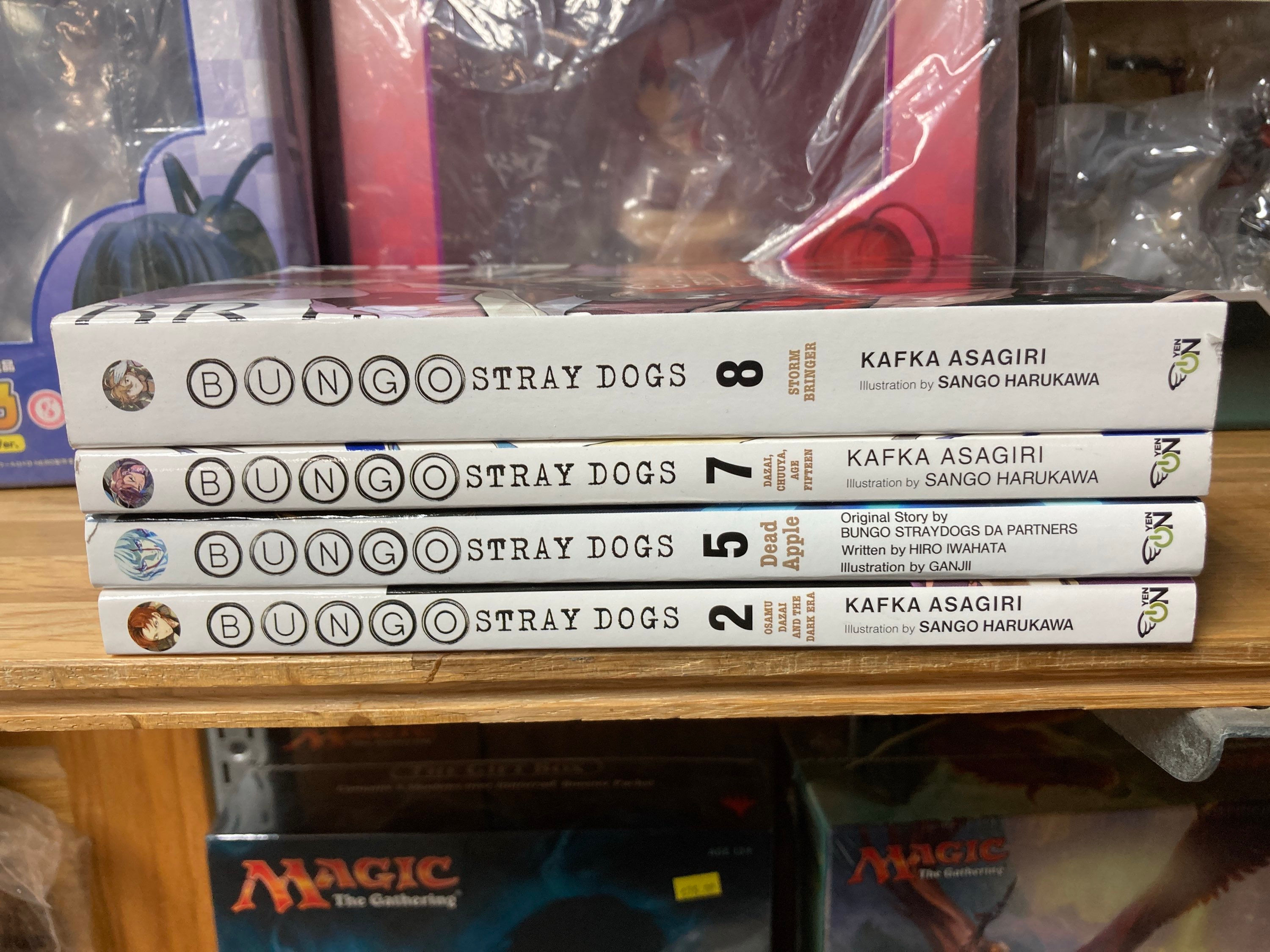 Bungo Stray Dogs LN Vol.2,5,7,8