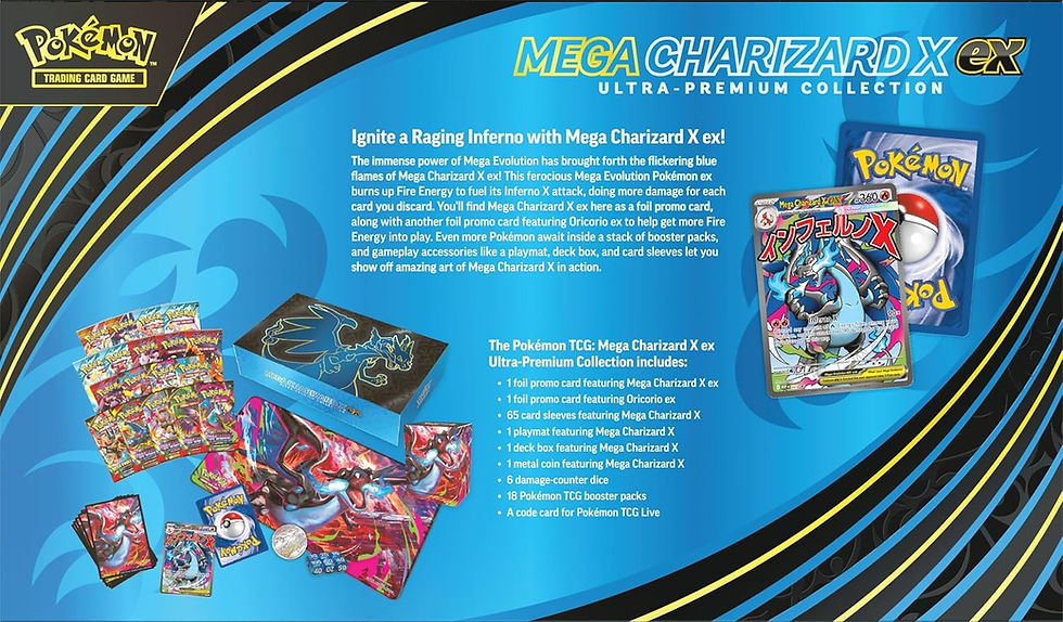 Thumbnail: Pokémon TCG: Mega Charizard X ex Ultra-Premium Collection