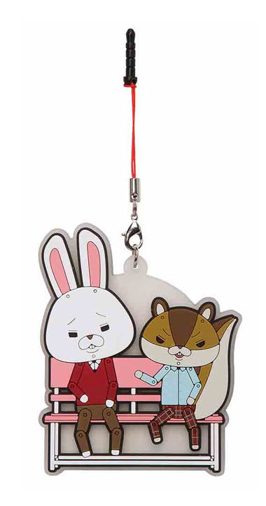 "Kamiusagi Lope" Lope & Akira Hayashi Syoten Bench Rubber Mascot