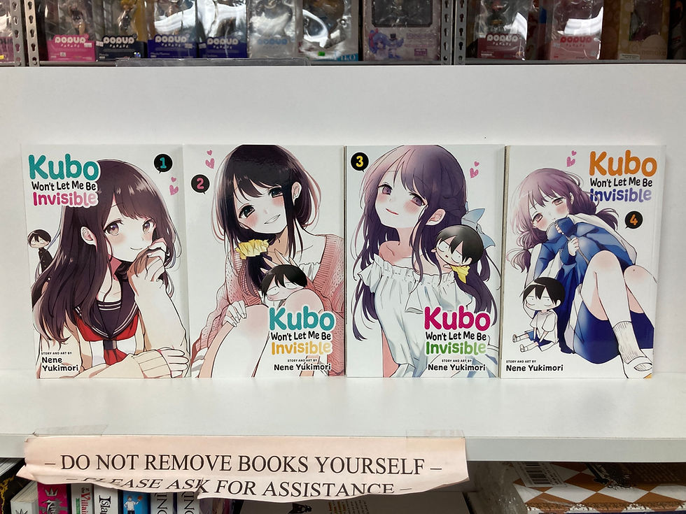 Thumbnail: Kubo Won’t Let Me Be Invisible GN Vol.1-4