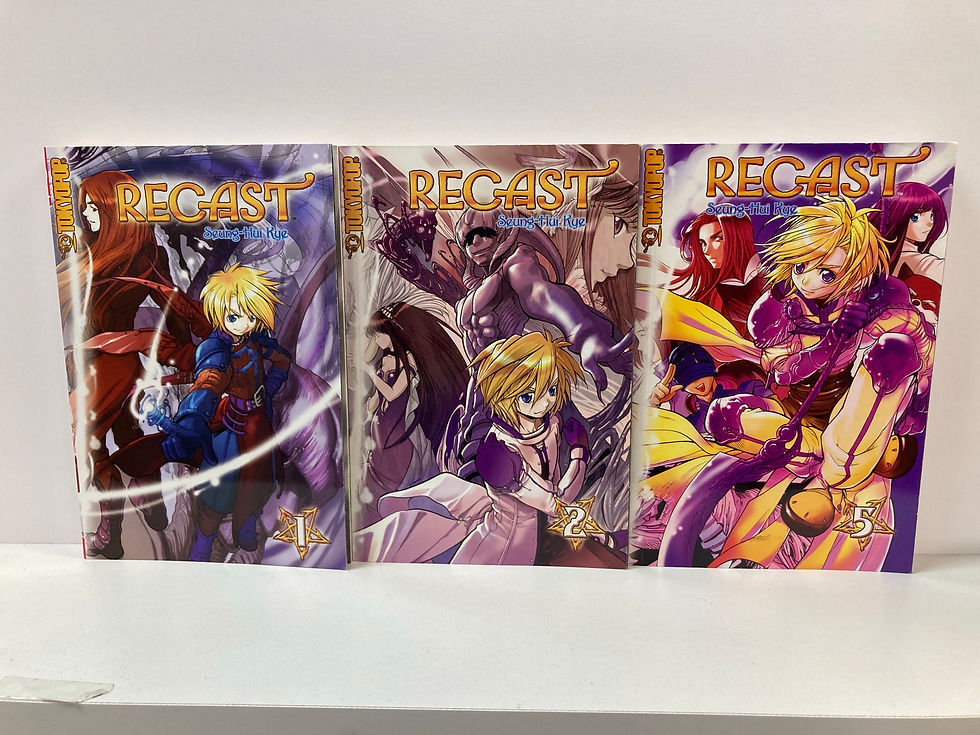 Thumbnail: Recast Volume 1,2,5 (3 Manga)  by Seung-Hui Kye (Author)  Format: Paperback