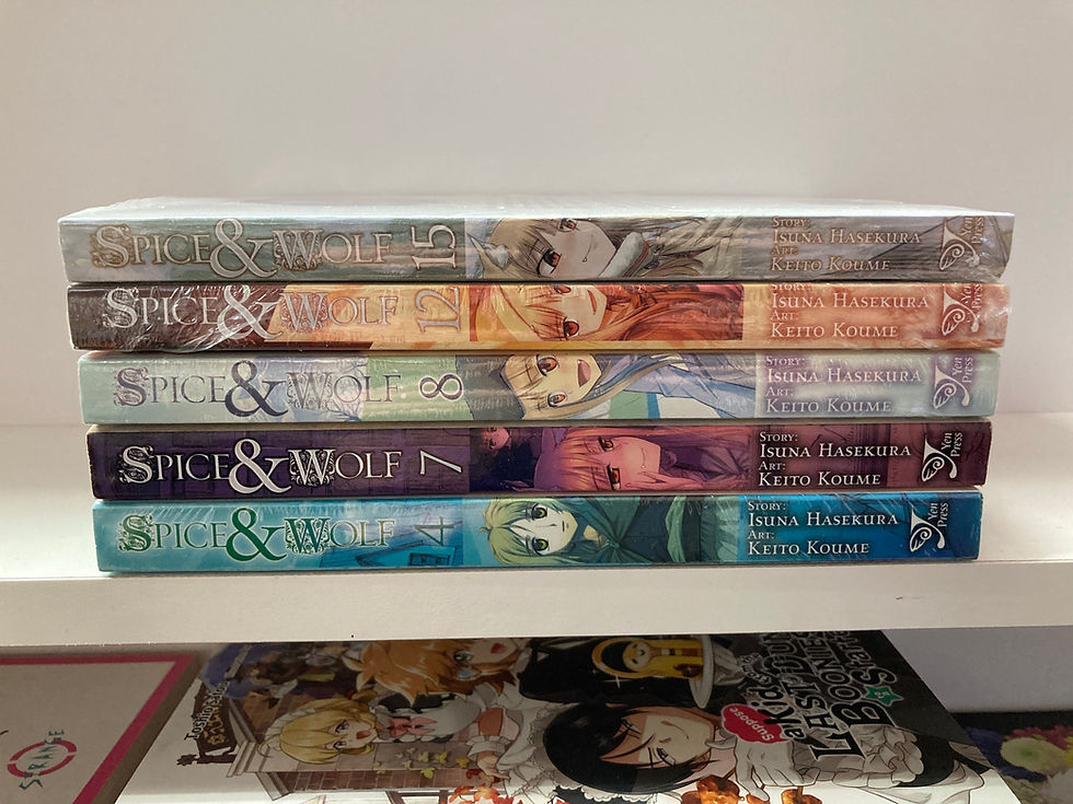 Thumbnail: Spice and Wolf, Vol. 4,7,8,12,15 (5 manga) Paperback – Illustrated, May 31, 2011