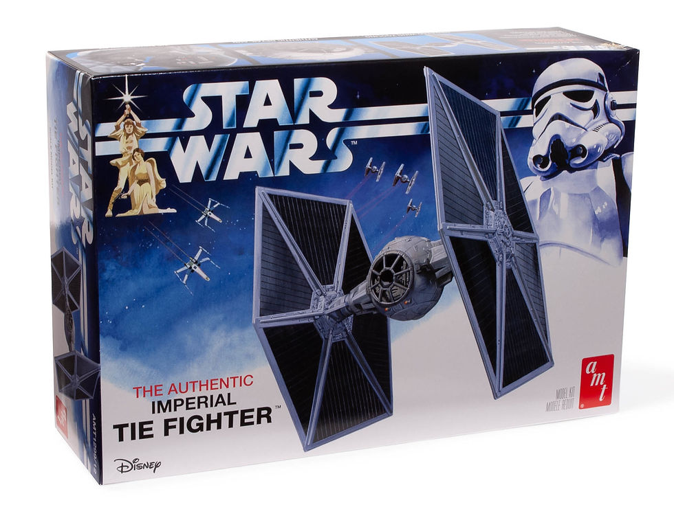 Thumbnail: STAR WARS A NEW HOPE TIE 1/48 FIGHTER AMT MODEL KIT