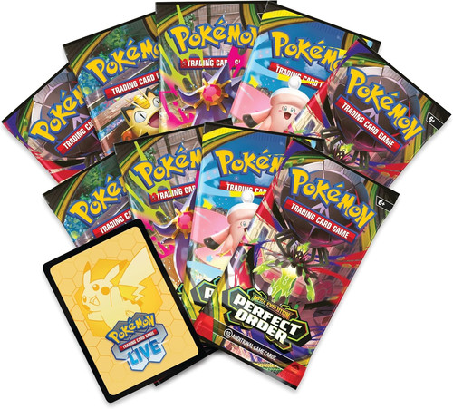 Pokémon Mega Evolution: Perfect Order Elite Trainer Box | Gold