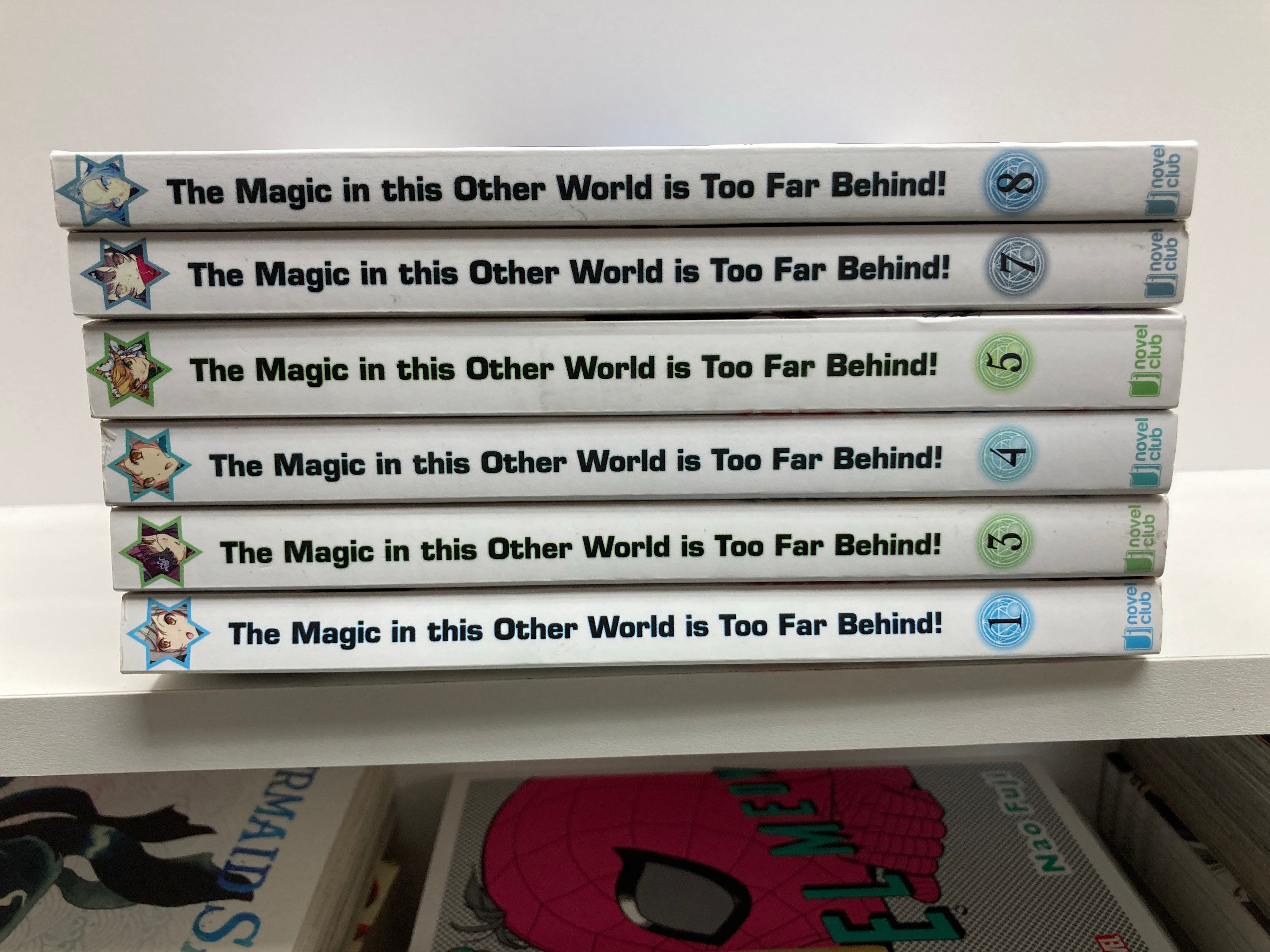 The Magic in this Other World is Too Far Behind! LN Vol.1,3-5,7,8 (6 Books)