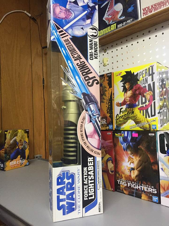 Thumbnail: Hasbro Star Wars Clone Wars Force Action Lightsaber OBI-WAN