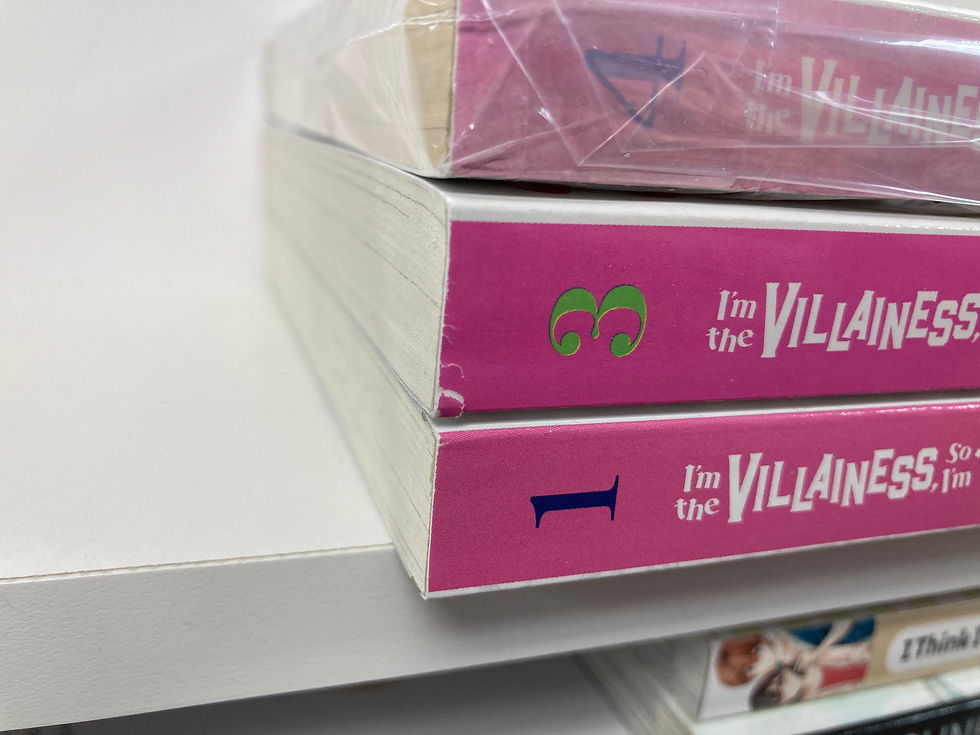 Thumbnail: I’m the Villainess, So I’m Taming the Final Boss LN Vol.1,3,4