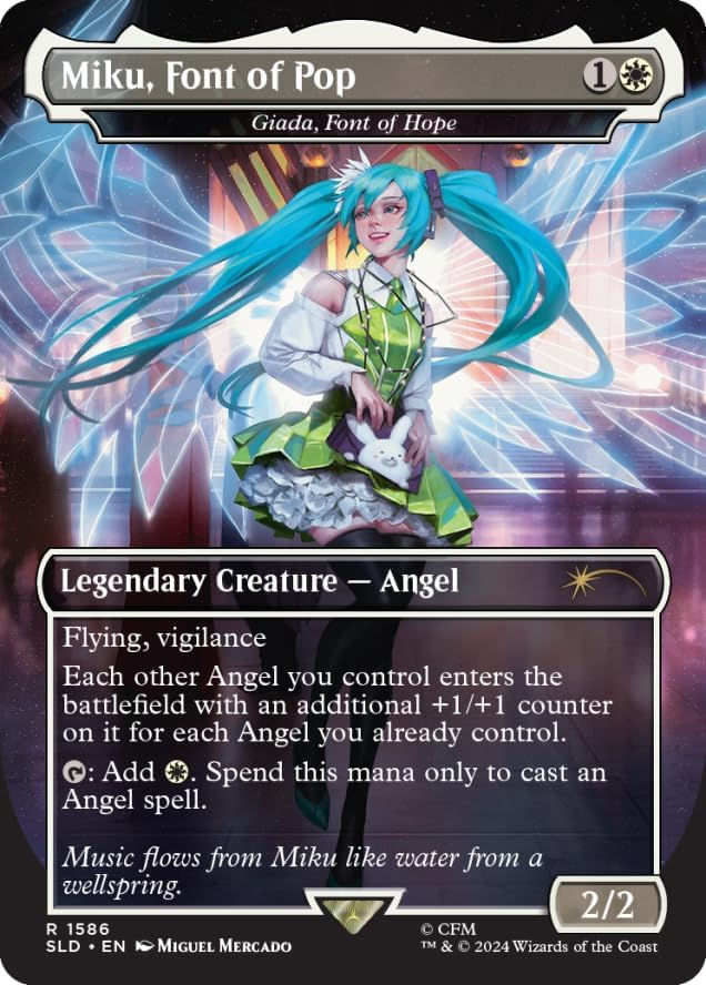 Thumbnail: Magic The Gathering Secret Lair x Hatsune Miku: Winter Diva English Edition Foil