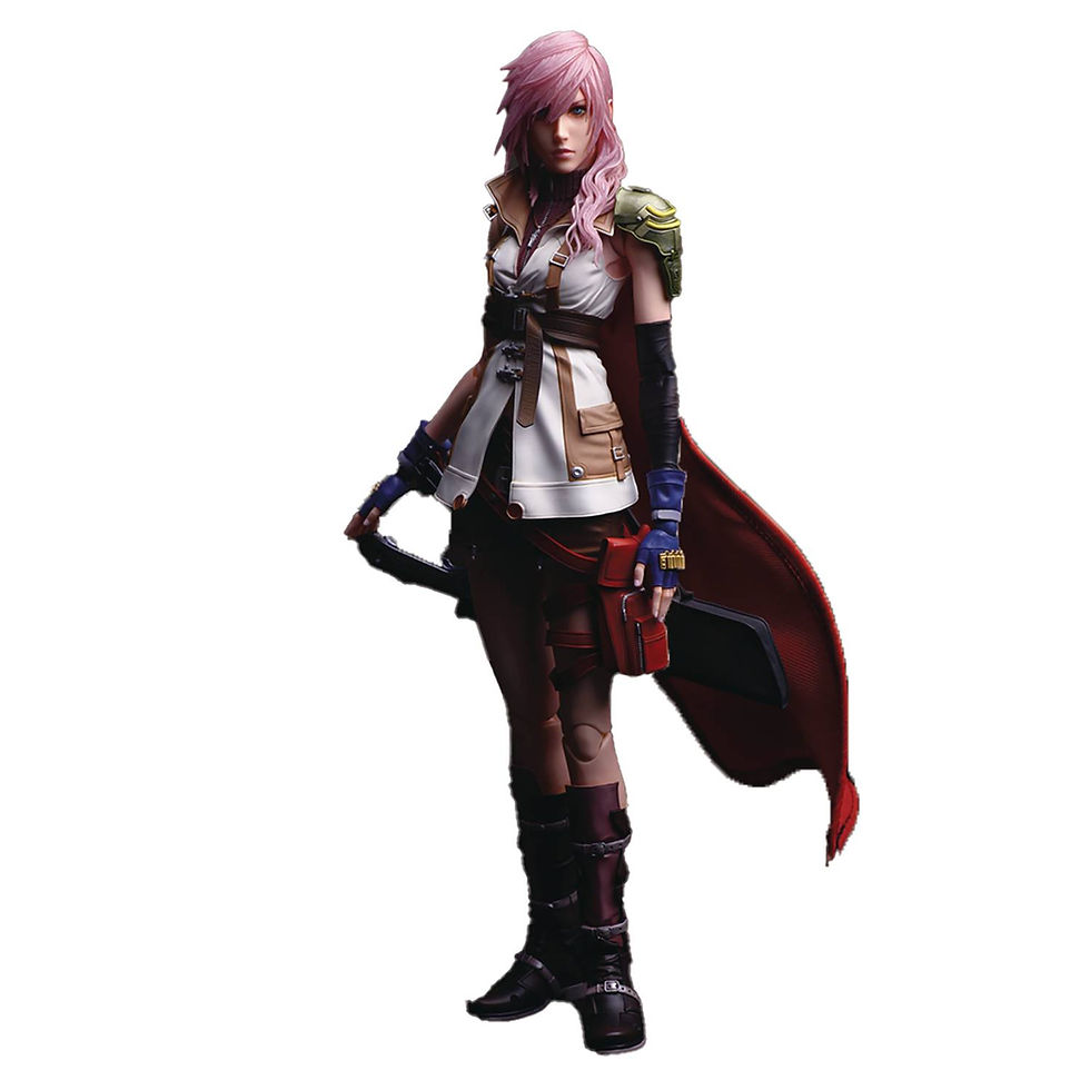 Thumbnail: Final Fantasy XIII Lightning Play Arts Shin Action Figure