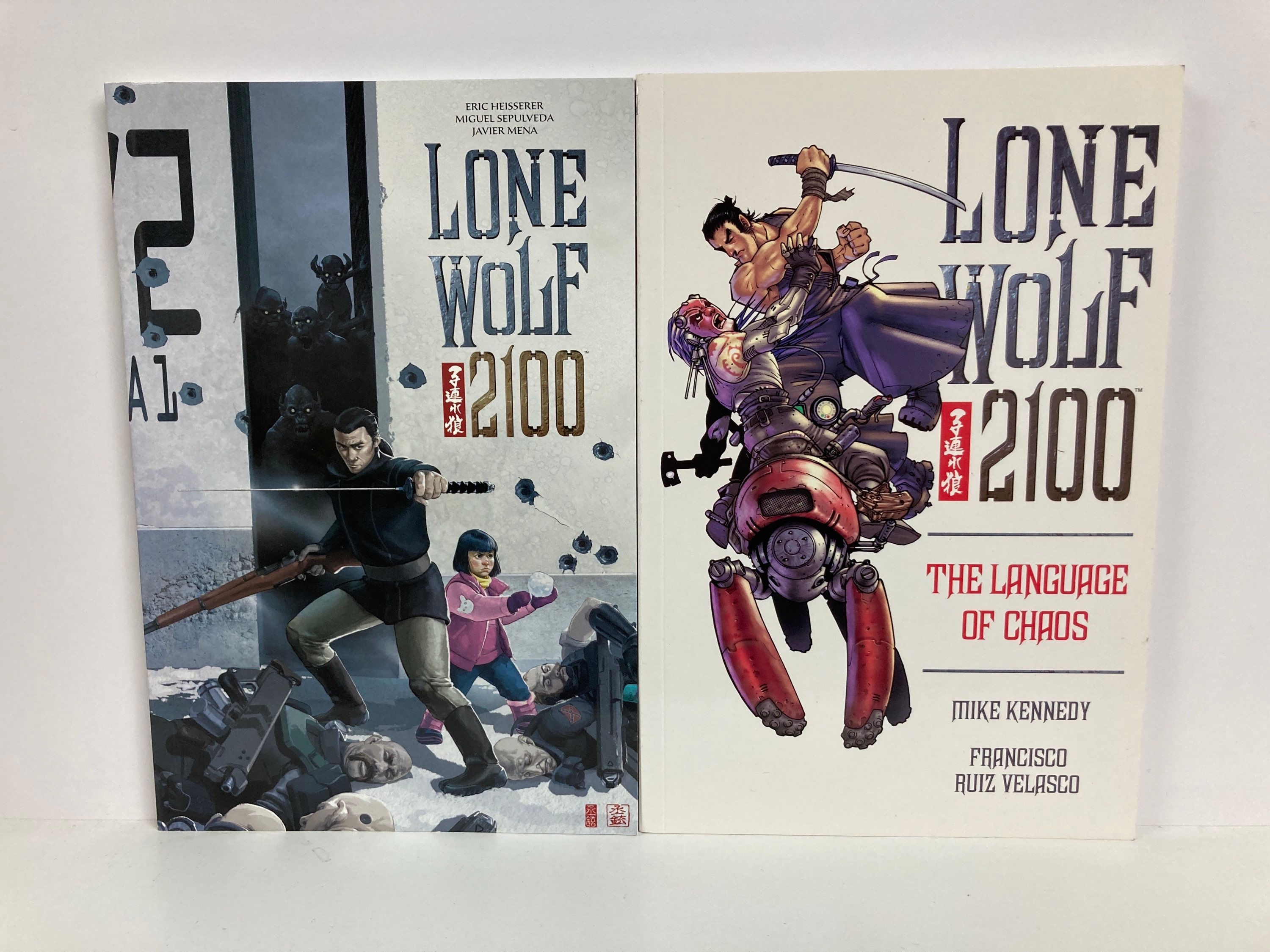Lone Wolf 2100 Vol. 1 Chase the Setting Sun,Vol. 2: The Language of Chaos (2 boo