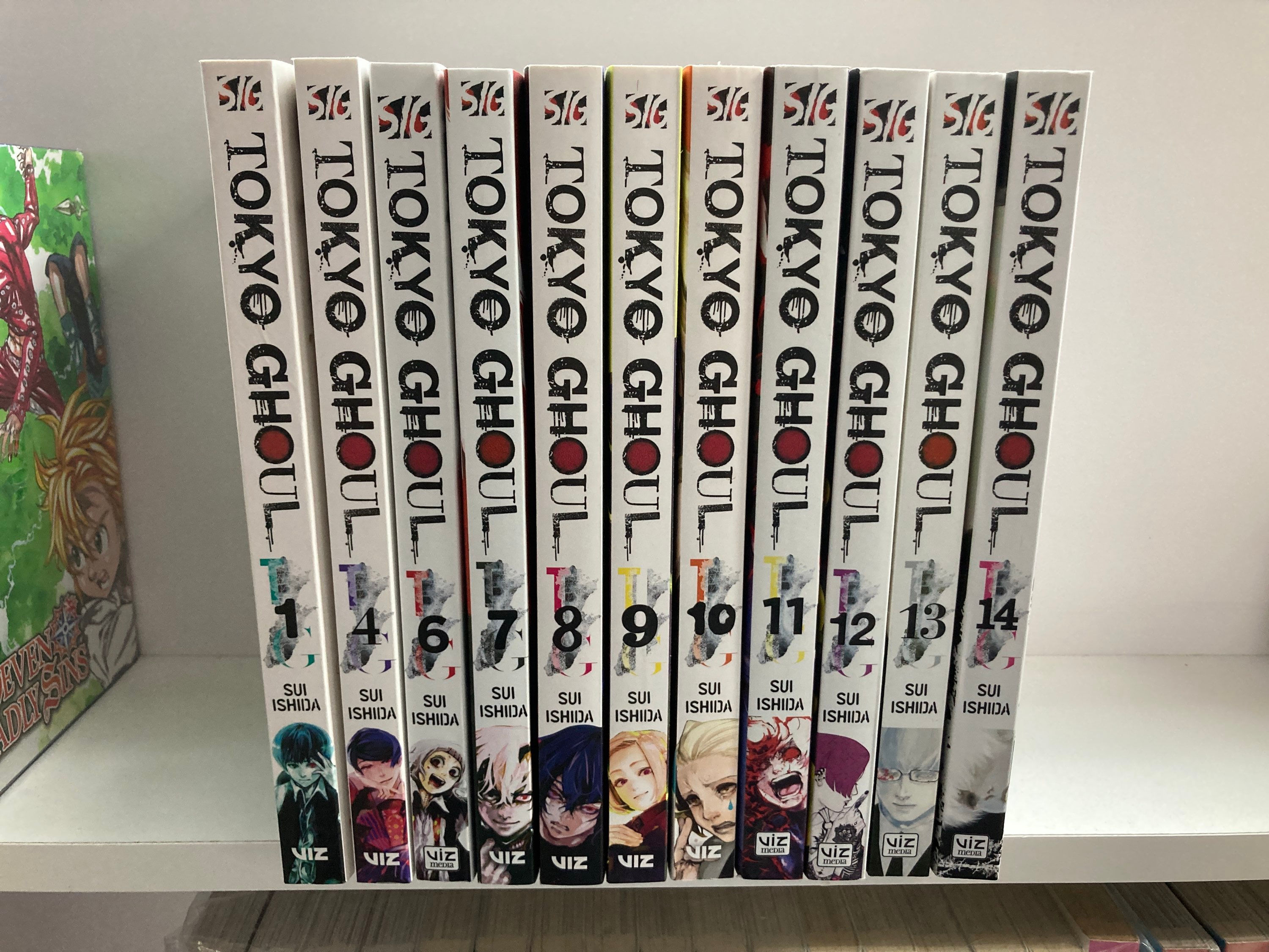 Tokyo Ghoul GN Vol.1,4,6-14 (11 Books)