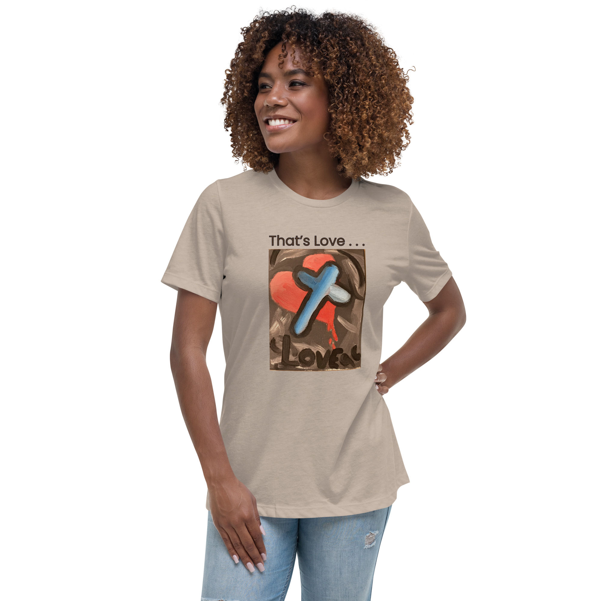 That's Love - Tan - Women's Relaxed T-Shirt