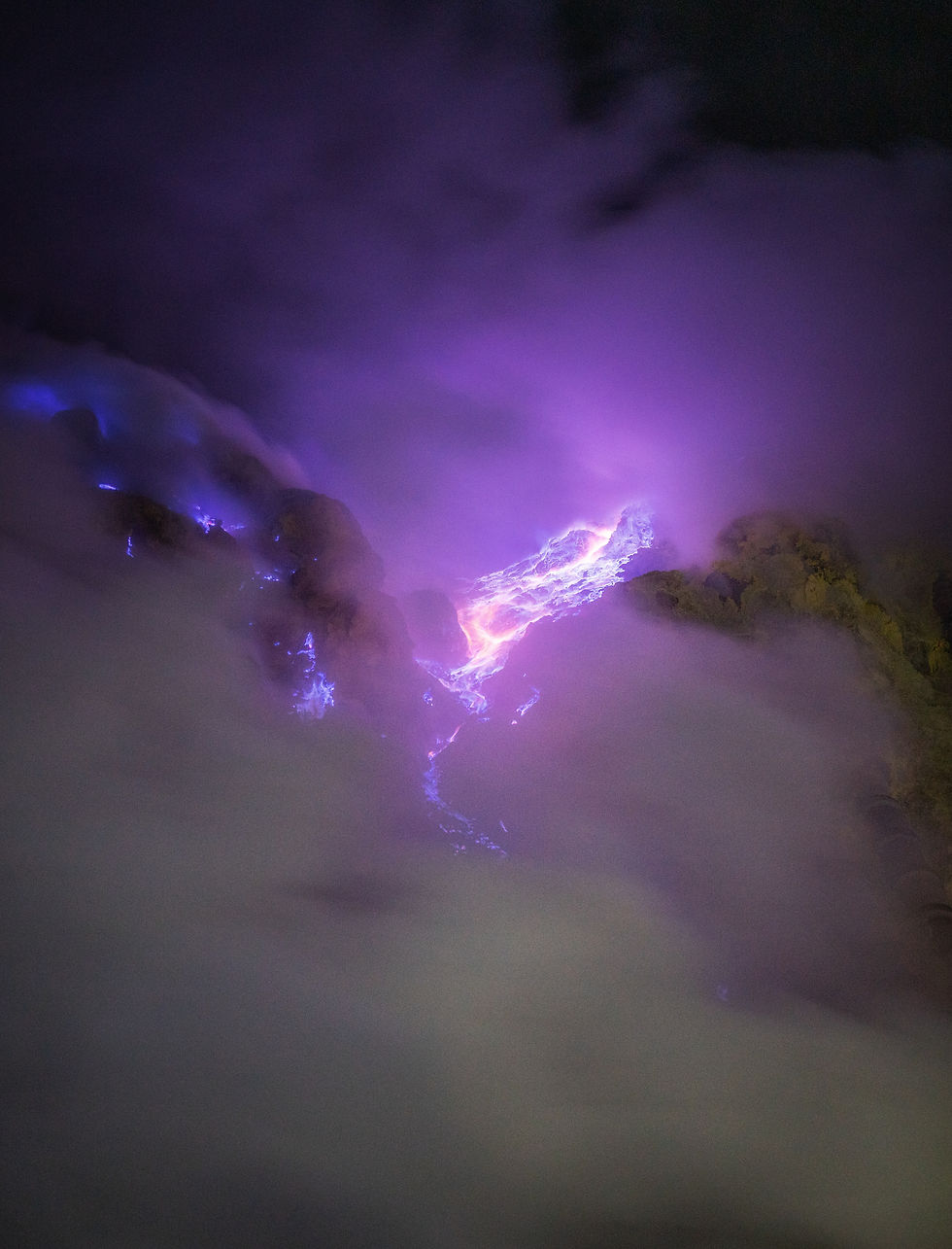 Blue Flames - Kawah Ijen - Indonesia