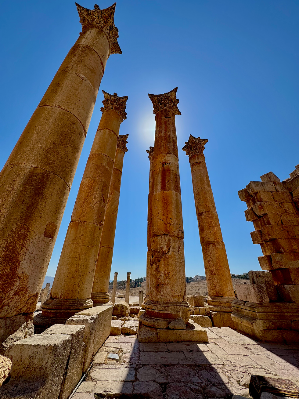 Artemis' Temple Jerash Jordan