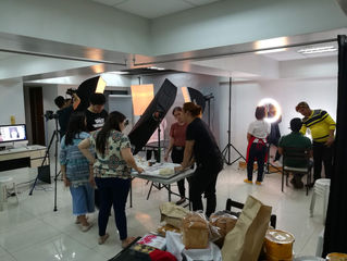 Talent and Food shoot at Pixelpro Studio