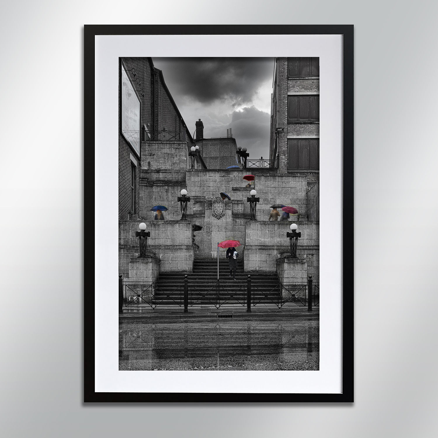 Stockport Plaza Steps, Wall Art, Cityscape, Fine Art Photo