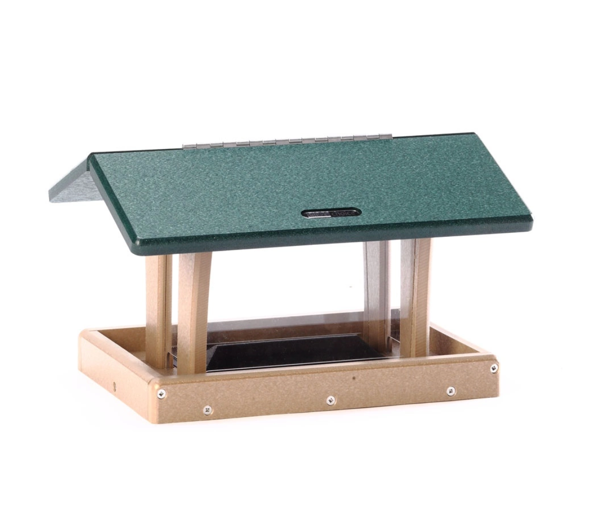 Bird's Choice - Recycled Hopper Bird Feeder - 3 Quart