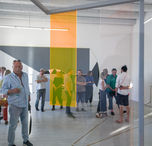 3RD-SPC./RP – project no. 4, with Anna-Maria Bogner, Lars Breuer, Julia Bünnnagel, Snorre Elvin, Igor Eškinja, Lina Franko, Daniela Georgieva, Igor Grubić, Denis Krašković, David Kummer, Mak Murtić, Linda Nadji, Marie Ogoshi, Mariana Pende, Martin Pfeifle, Andi Slawinski, Christoph Speit, Mari Ángeles del Valle, Mirko Tschauner and Christoph Westermeier
Project opening at the Art Association RIZOM [ K ], Frankopan Castle | © Juraj Vuglač
