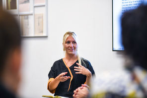 Panel discussion at the MMSU – Museum of Modern and Contemporary Art Rijeka | © Juraj Vuglač
3RD-SPC./RP – no. 5
"Tišina vjetra – The Poetry of Multilingualism"