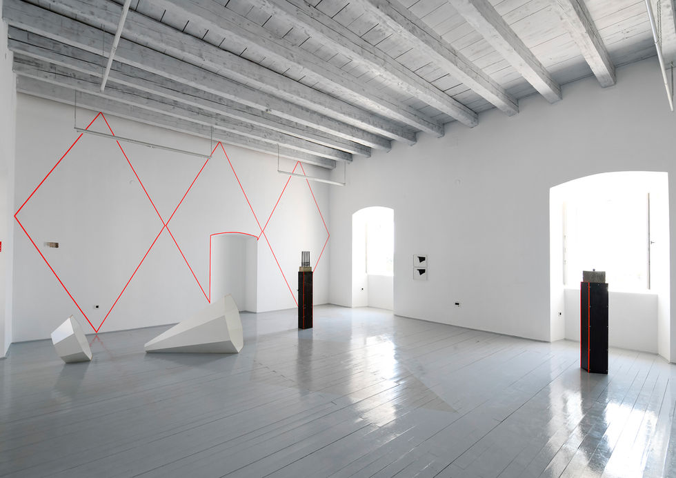 Lina Franko | Andi Slawinski | 3RD-SPC./RP – no. 5 | 2024 |  
Acrylic Folie |  RIZOM [ K ] – art association rizom | Kraljevica | Croatia | Installation view | Lars Breuer |Lina Franko | Andi Slawinski | Clemens Botho Goldbach | Linda Nadji | Goran Petercol | Johanna Reich | 