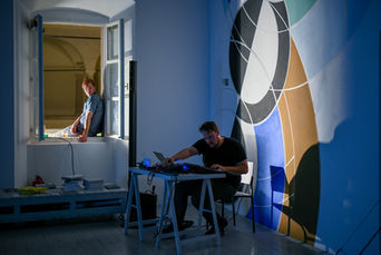 / 3RD-SPC./RP - project no. 3
with Anna-Maria Bogner, Lars Breuer, Igor Grubić, Igor Kovač, Denis Krašković, Gabi Luigs, Linda Nadji, Marie Ogoshi, Helena Parada Kim, Martin Pfeifle, Izvor Pende, Marijana Pende, Deniz Saridas, Nika Špan, Mirko Tschauner, Christoph Westermeier, Eno de Wit and 3RD-SPC./RP (Lina Franko | Andi Slawinski)