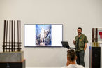 Lecture performance  from Christoph Westermeier at the MMSU – Museum of Modern and Contemporary Art Rijeka | © Juraj Vuglač
3RD-SPC./RP – no. 5
"Tišina vjetra – The Poetry of Multilingualism"
