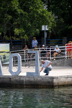 / MIRKO TSCHAUNER, Installation view at the Public beach Oštro, Kraljevica | in cooperation with diving club KPA Adria | © Juraj Vuglač
3RD-SPC./RP – project no. 4, with Anna-Maria Bogner, Lars Breuer, Julia Bünnnagel, Snorre Elvin, Igor Eškinja, Lina Franko, Daniela Georgieva, Igor Grubić, Denis Krašković, David Kummer, Mak Murtić, Linda Nadji, Marie Ogoshi, Mariana Pende, Martin Pfeifle, Andi Slawinski, Christoph Speit, Mari Ángeles del Valle, Mirko Tschauner and Christoph Westermeier
Project opening at the Art Association RIZOM [ K ], Frankopan Castle | © Juraj Vuglač