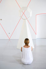 3RD-SPC./RP – no. 5 | Tišina vjetra – The Poetry of Multilingualism 
Art Directors: Lina Franko & Andi Slawinski
Curators: Lars Breuer & Igor Grubić
Artists: Lars Breuer, Julia Bünnagel, Nemanja Cvijanović, Tanja Dabo, Igor Eškinja, Lina Franko, Clemens Botho Goldbach, Igor Grubić, Lucia Kotikova, Johanna von Monkiewitsch, Mak Murtić, Linda Nadji, Goran Petercol, Johanna Reich, Neli Ružic, Til Schneider, Andi Slawinski, Marko Tadić, Goran Trbuljak  and Denise Winter
Installation view at the Art Association RIZOM [ K ], Frankopan Castle | © Juraj Vuglač