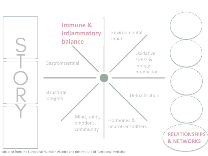 Functional nutrition matrix, immune health, social relationships, social isolation, keeping connected during social distancing
