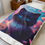Thumbnail:  Cute Kitty Plush Blanket, Gift for Cat Lovers, Love Blanket