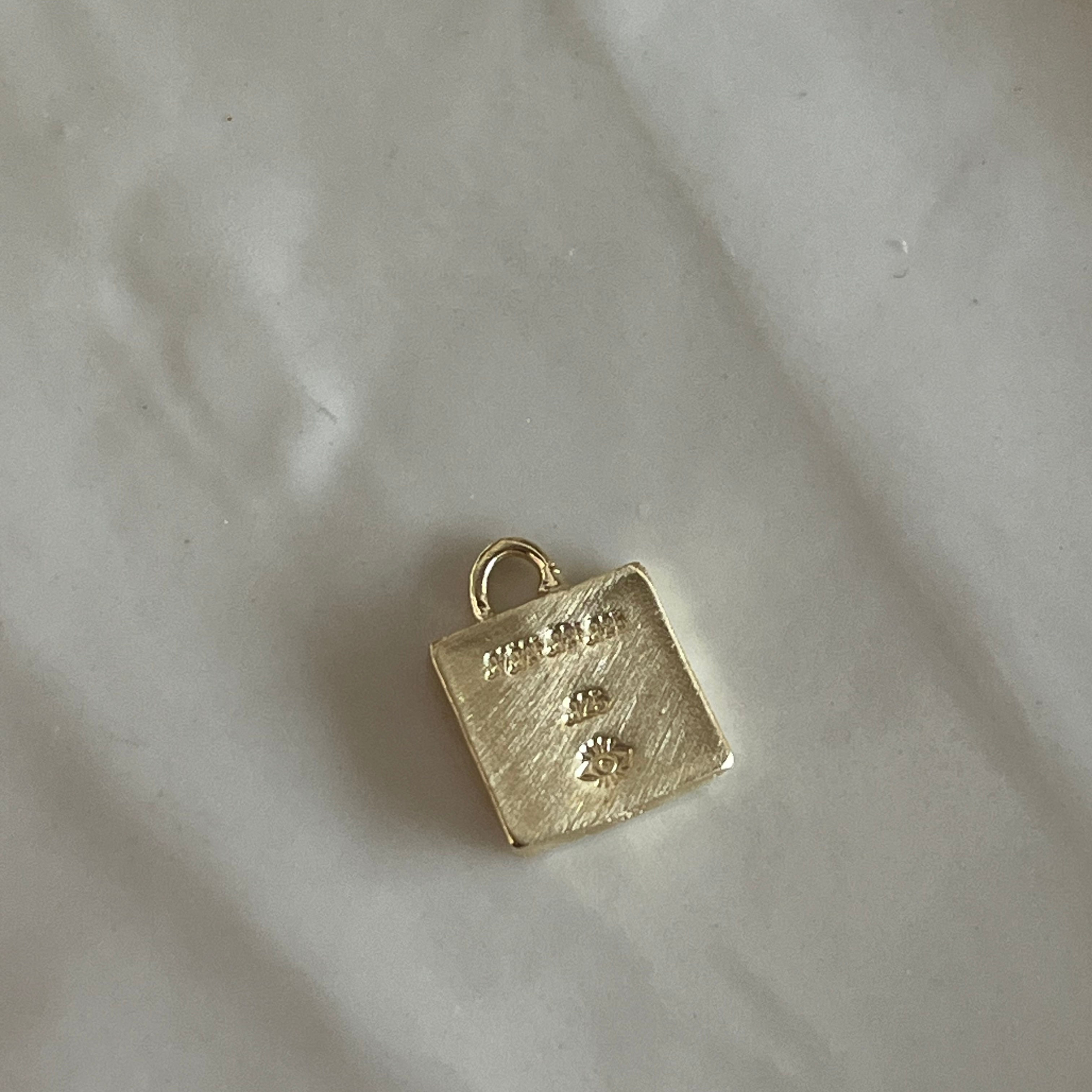 תליון תאי | כסף מצופה זהב