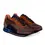 الصورة المصغرة: Tobacco Parliament Blue Khaki Casual Sneakers in Leather