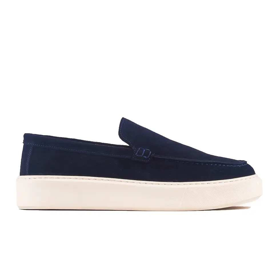Blue Suede Loafers Men’s