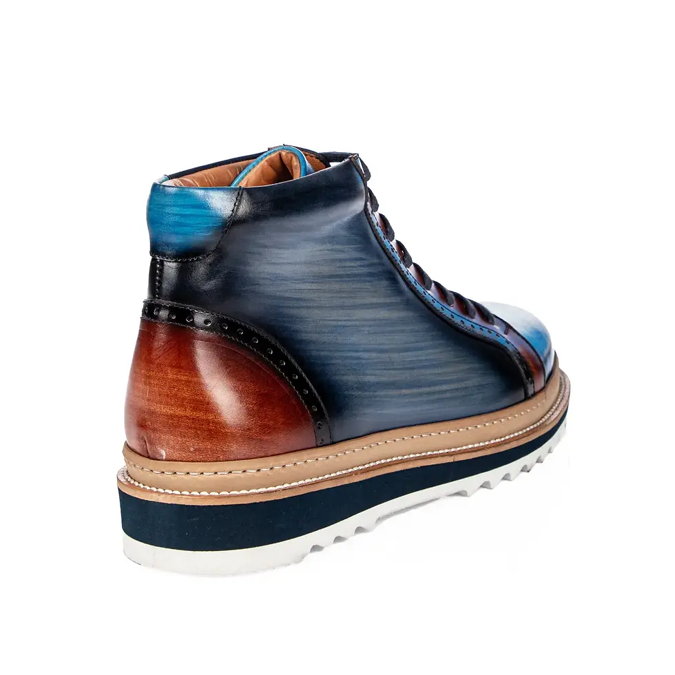 الصورة المصغرة: Blue Brown Eva Casual Boots