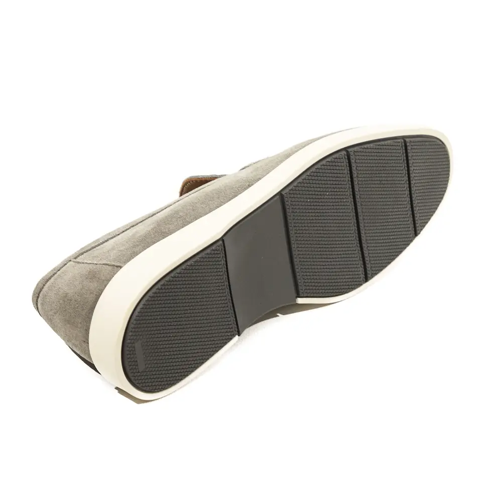 Thumbnail: Gacco's Pionni Tobacco Suede Loafers