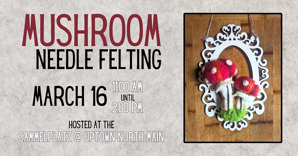 Mushroom Felting with Bonnie