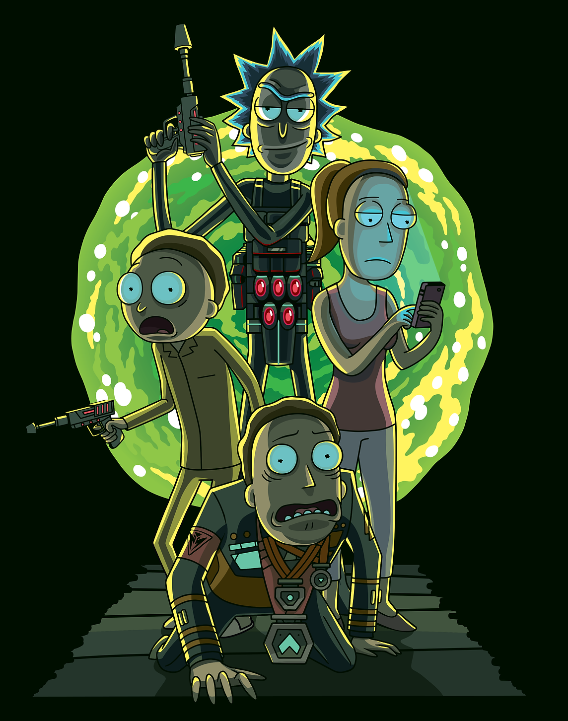 Rick & Morty Brian Crim Design