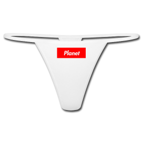 Stringtanga for kvinner hvit