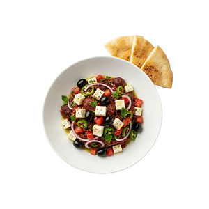 Salade fromage au makdous