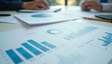 Financial report showing revenue and expense analysis