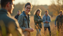 A team-building activity promoting mental health and teamwork