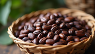 Raw cacao beans ready for sale