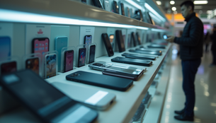 Competitive smartphone market with multiple brands and models