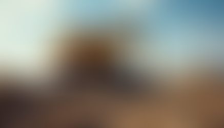 Used excavator ready for inspection on site