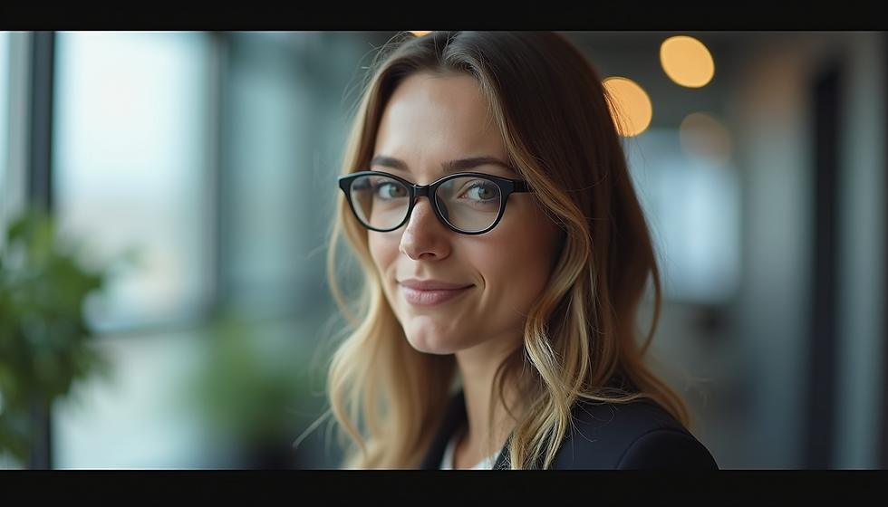 A professional profile picture showcasing a confident individual.