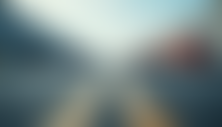 New industrial park with warehouses and transport trucks